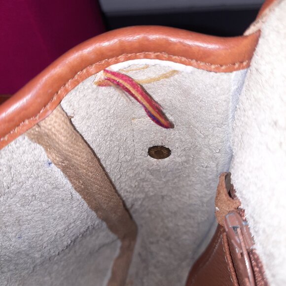 Vintage Dooney & Bourke Equestrian Hand Painted Siamese Cat Crossbody Bag - Picture 15 of 16